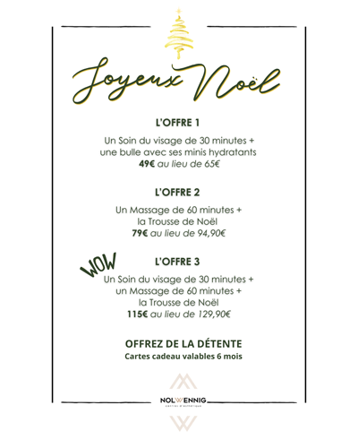 joyeux noël esthéticienne lisieux